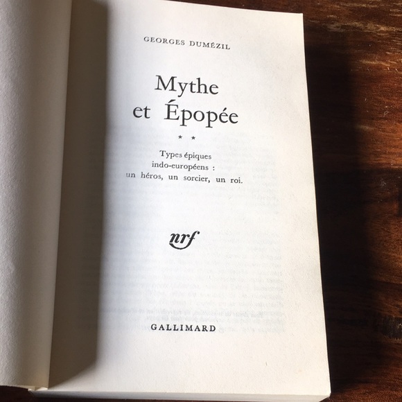Mythe et Epopee (myth and epic) by Georges Dumezil French Language edition - Picture 14 of 16